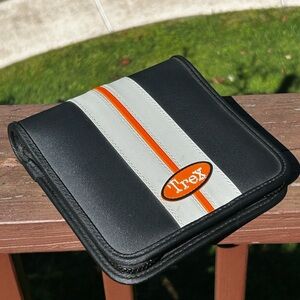 Vintage Y2K Trex Portable Zippered Fabric CD Case, CD Music Storage